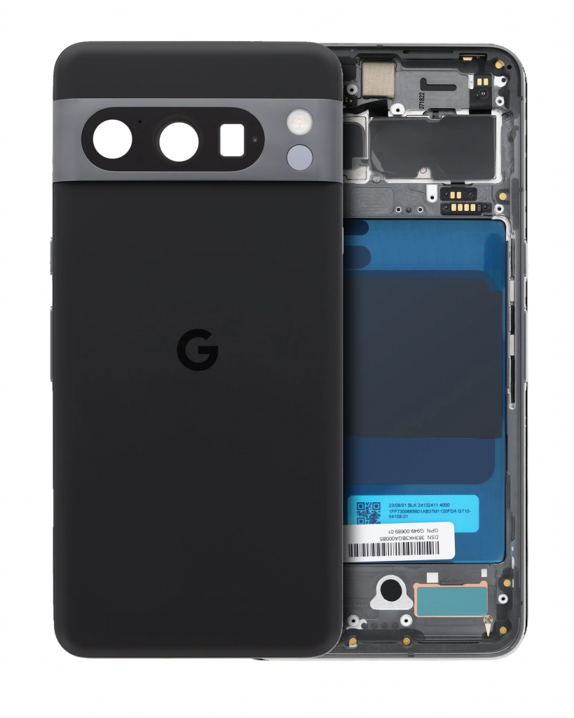Back Housing For Google Pixel 8 Pro (Genuine OEM) (Obsidian)
