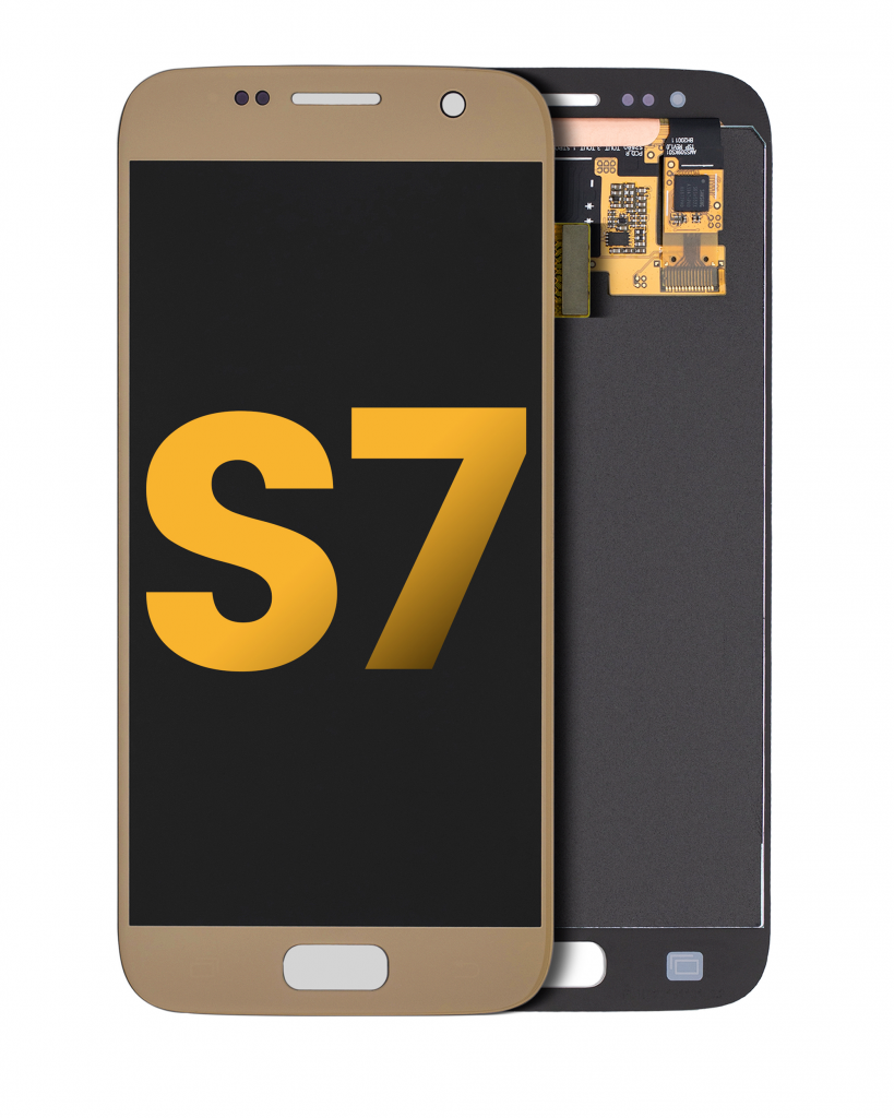 OLED Assembly Without Frame For Samsung Galaxy S7 (Refurbished) (Gold Platinum)
