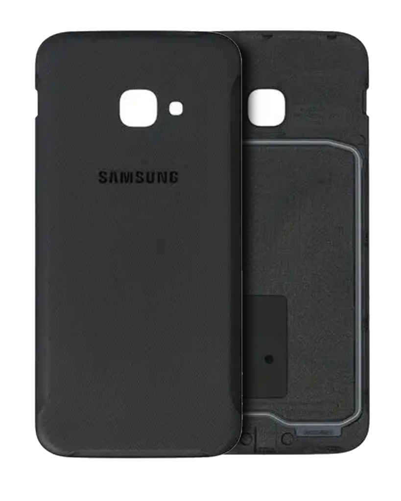 Back Cover Glass For Samsung Galaxy Xcover 4S (Service Pack) (Black)