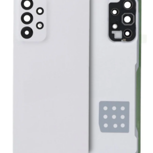 Back Cover Glass With Camera Lens For Samsung Galaxy A33 5G (A336 / 2022) (Service Pack) (White)