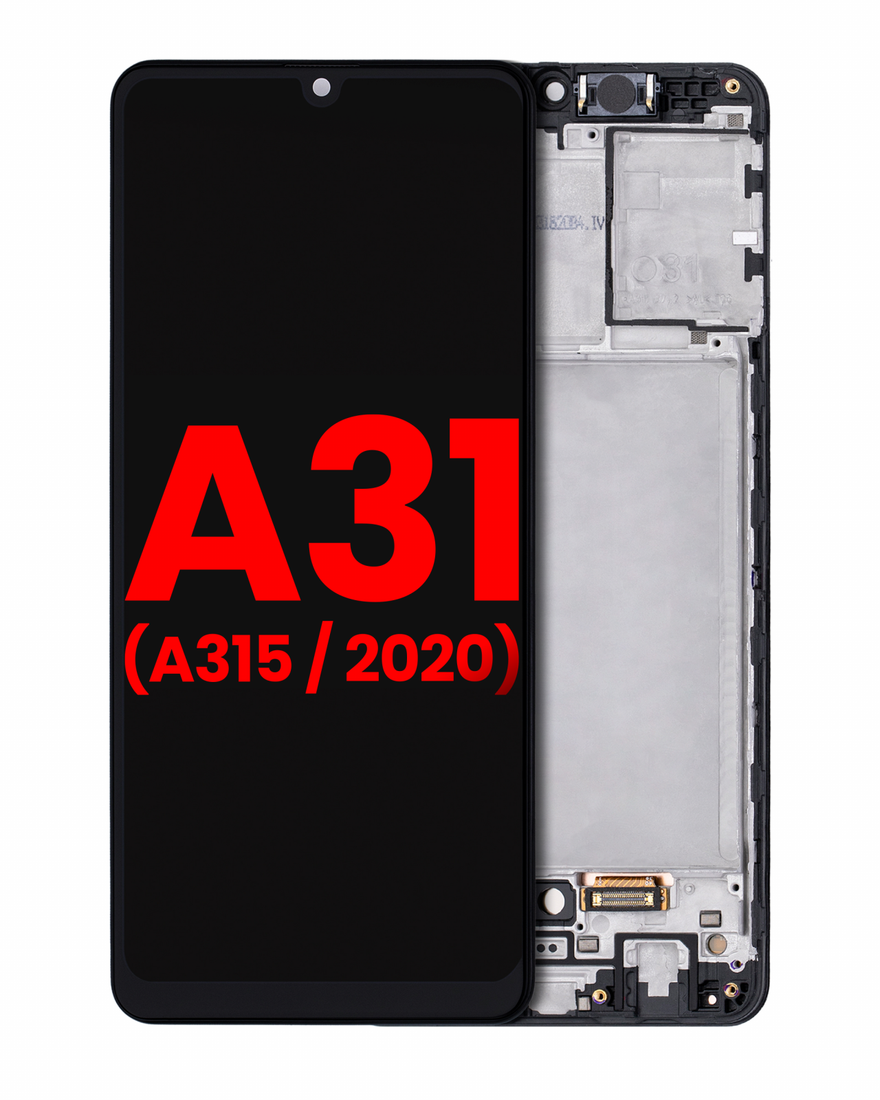 OLED Assembly With Frame For Samsung Galaxy A31 (A315 / 2020) (Aftermarket Plus) (All Colors)