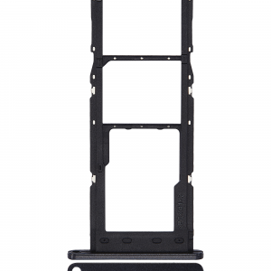Dual Sim Card Tray For Samsung Galaxy A24 4G (A245 / 2023) (Black)