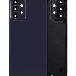 Back cover Glass For Samsung Galaxy A23 (A235 / 2022) (Aftermarket Plus) (Black)