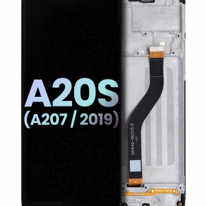 LCD Assembly With Frame For Samsung Galaxy A20s (A207 / 2019) (Service Pack) (All Colors)