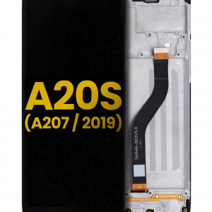 LCD Assembly With Frame For Samsung Galaxy A20S (A207 / 2019) (Refurbished) (All Colors)
