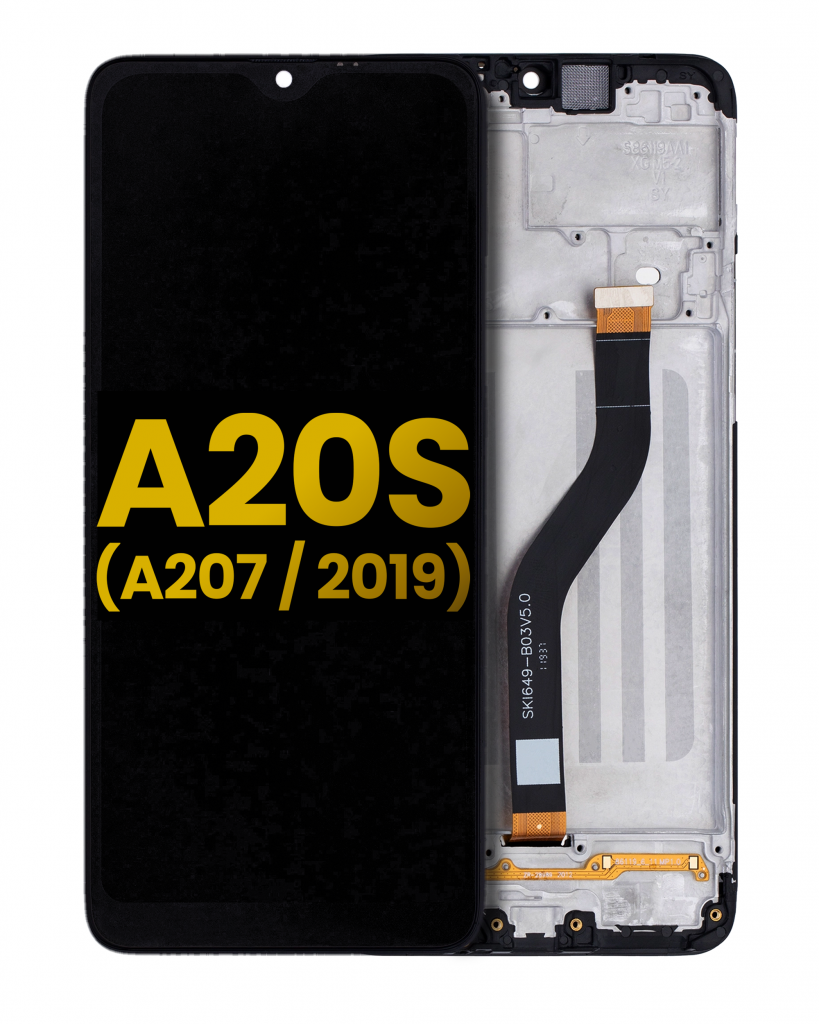 LCD Assembly With Frame For Samsung Galaxy A20S (A207 / 2019) (Refurbished) (All Colors)