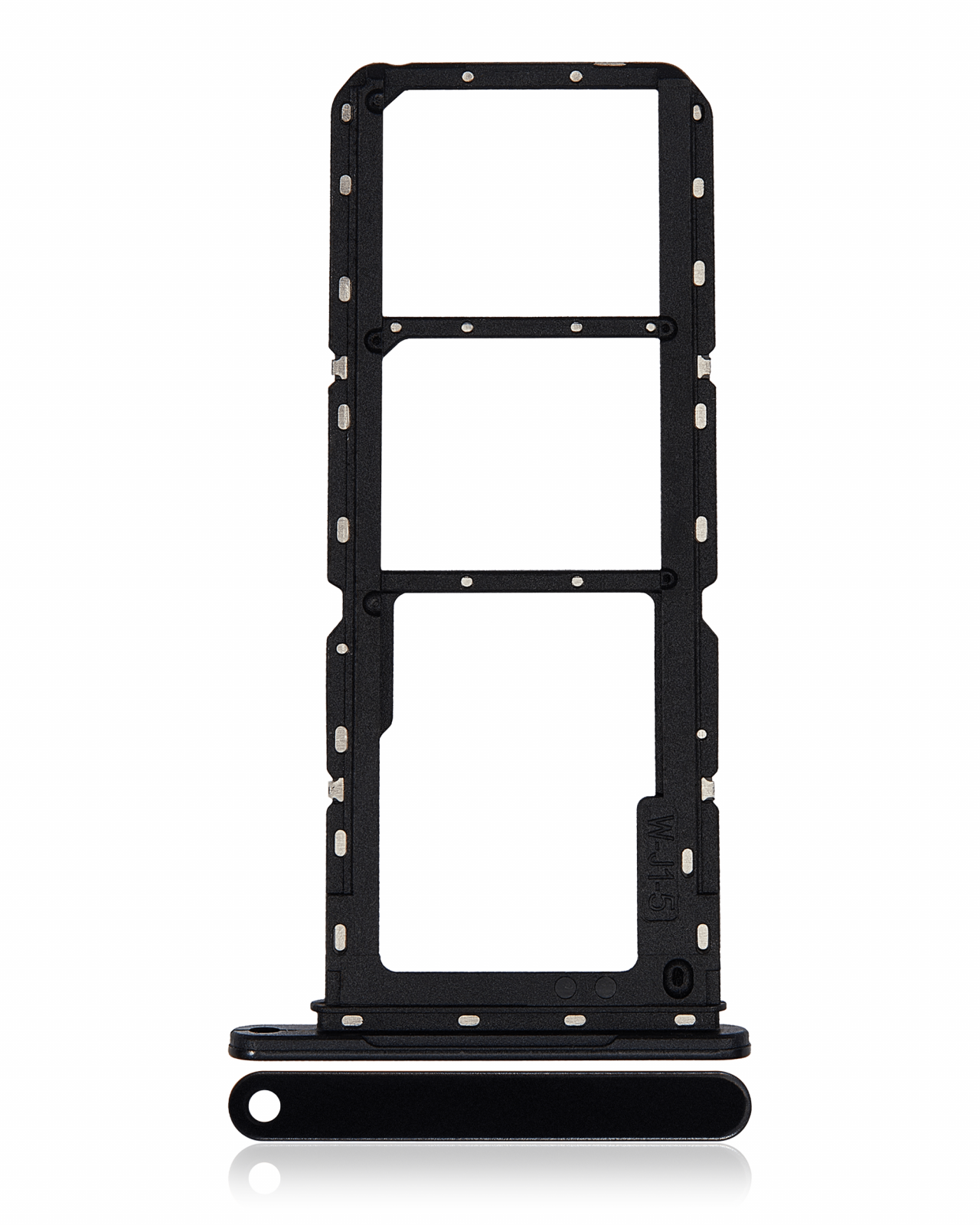 Dual Sim Card Tray For Samsung Galaxy A14 5G (A146P / R / 2023) (Black)