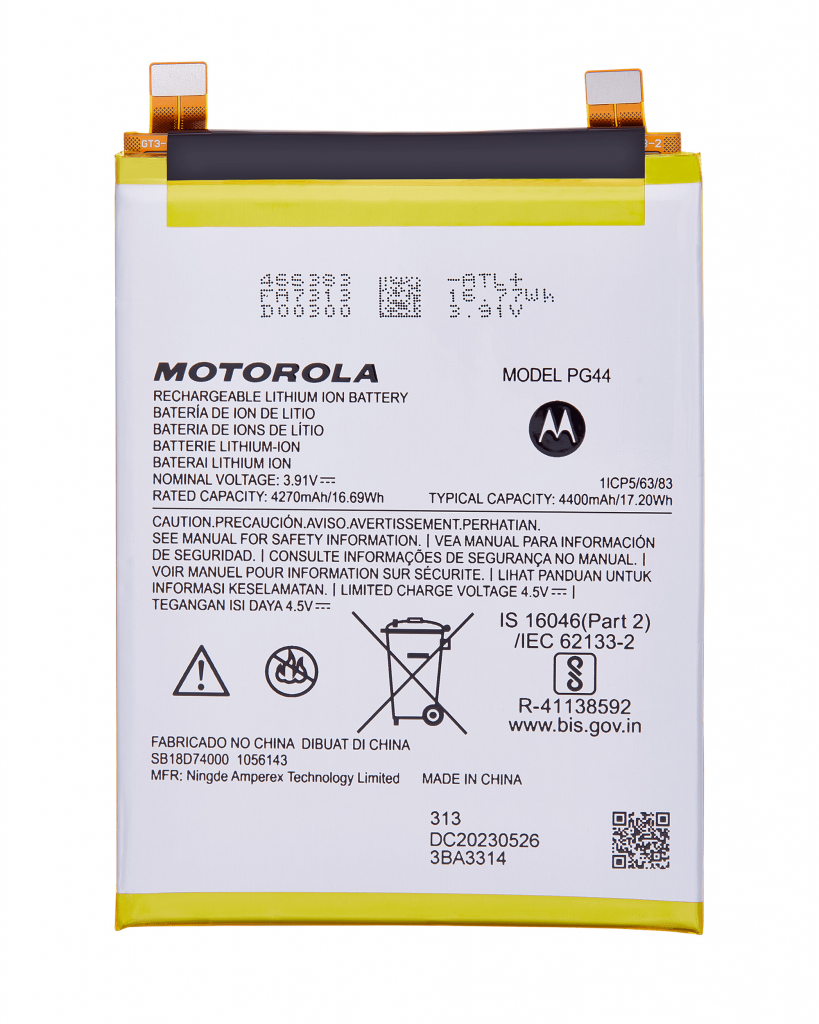 Replacement Battery For Motorola Moto Edge (XT2305 / 2023) (PG44) (Genuine OEM)