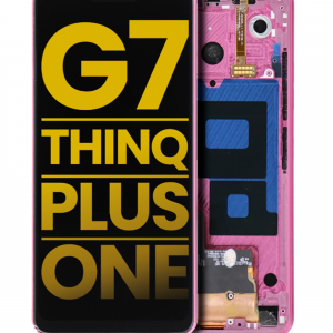 LCD Assembly With Frame For LG G7 ThinQ / G7 Plus / G7 One (Refurbished) (Raspberry Rose)