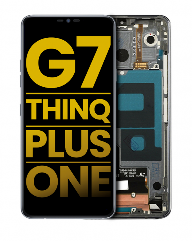 LCD Assembly With Frame For LG G7 ThinQ / G7 Plus / G7 One (Refurbished) (Gray)