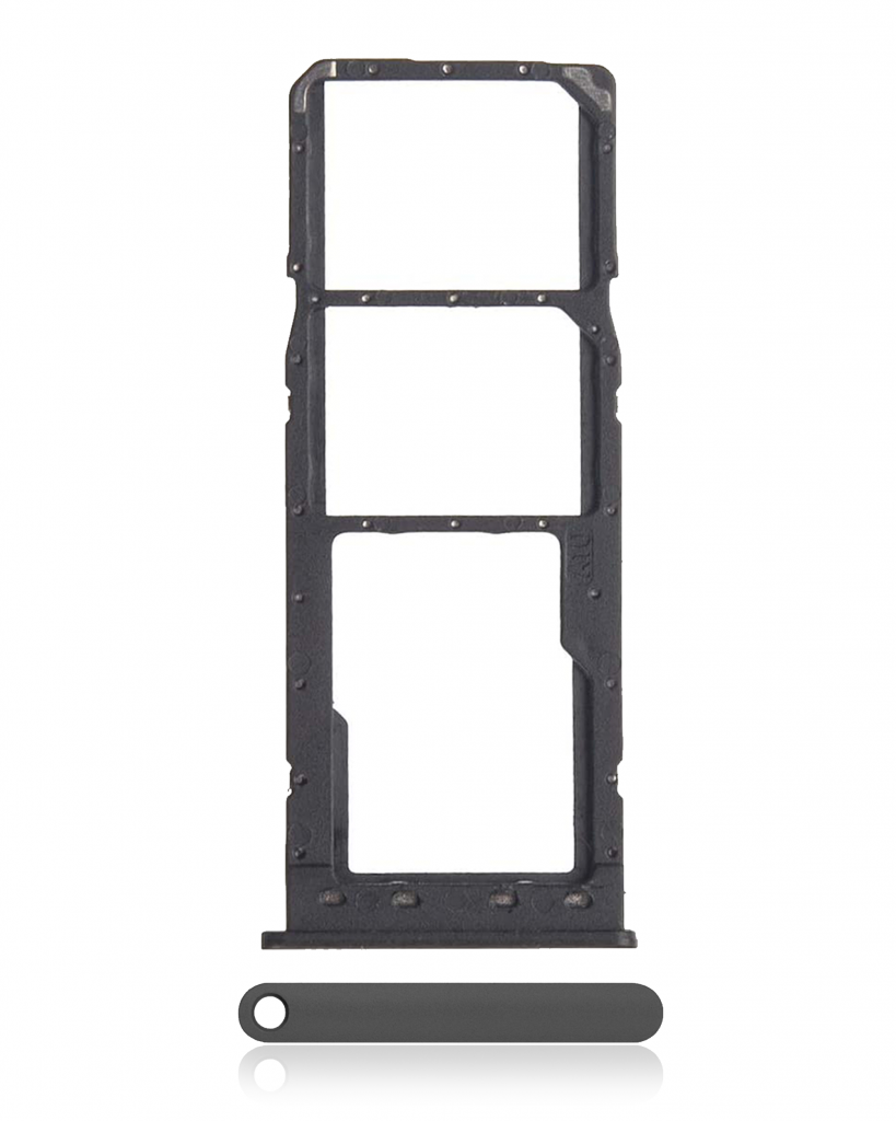 Dual Sim Card Tray For Samsung Galaxy A10 (A105 / 2019) (Black)