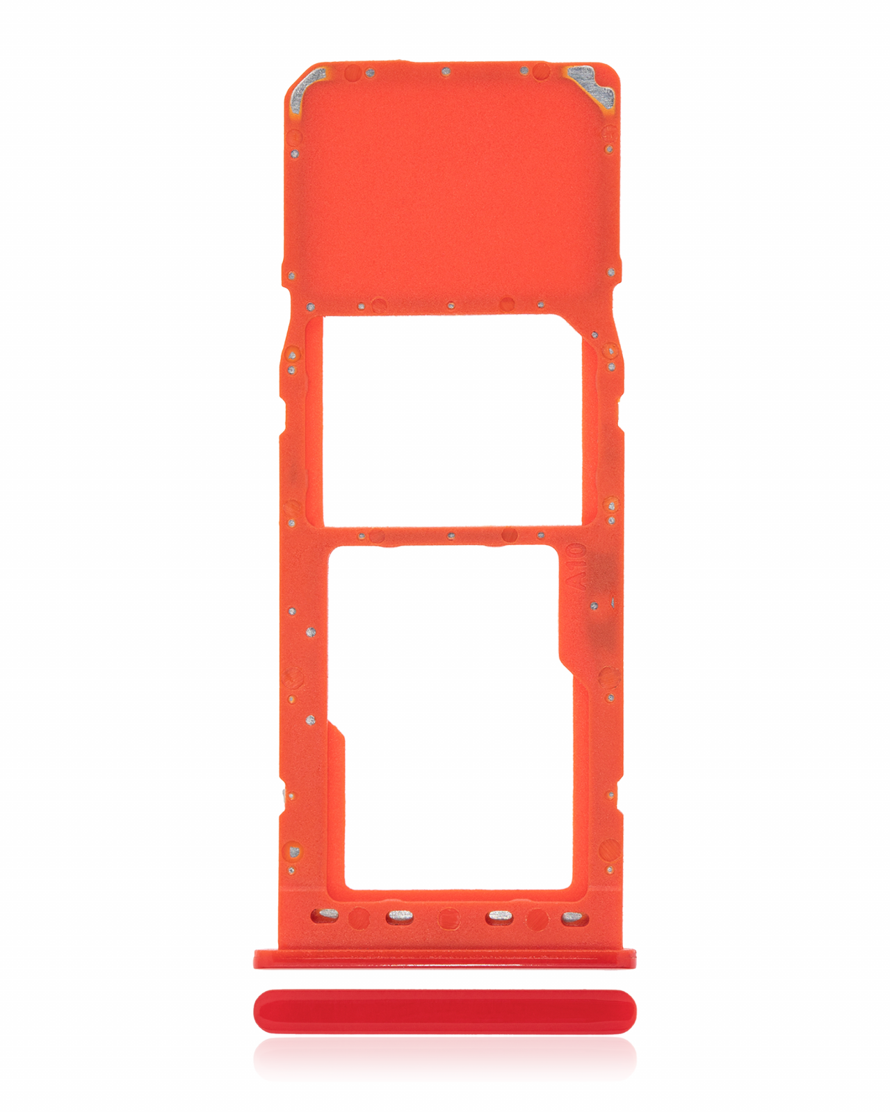 Single Sim Card Tray For Samsung Galaxy A10 (A105 / 2019) (Red)
