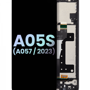 LCD Assembly With Frame For Samsung Galaxy A05s (A057 / 2023) (Service Pack) (Black)