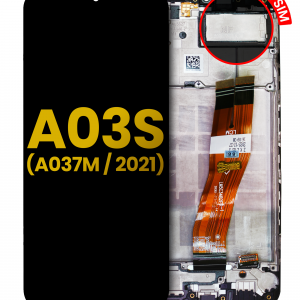 LCD Assembly With Frame For Samsung Galaxy A03s (A037F / A037G / 2021) (Single Sim) (Type C Frame) (Refurbished) (All Colors)