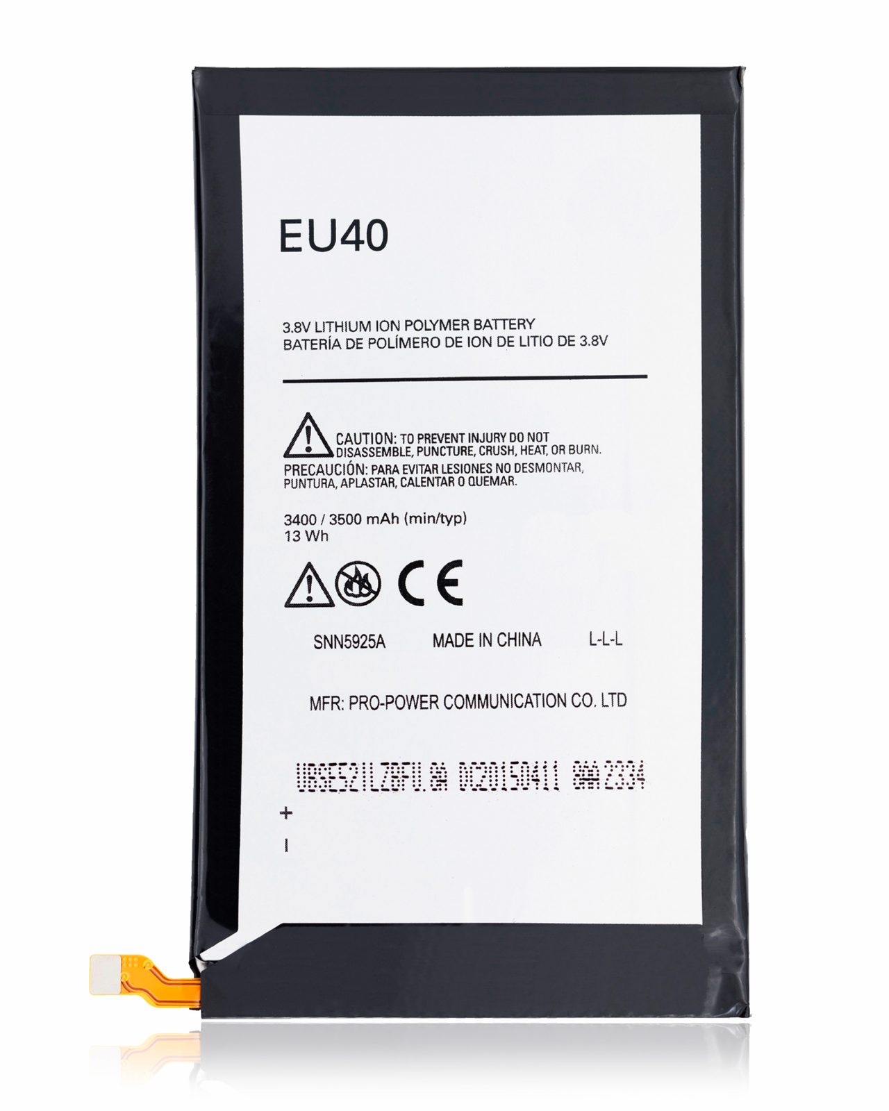 Replacement Battery For Motorola Droid Ultra (XT1080 / 2013) / Droid Maxx (XT1080 / 2013) (EU40 / EU20)