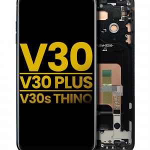 OLED Assembly With Frame For LG V30 / V30 Plus / V30S ThinQ (Refurbished) (Aurora Black)