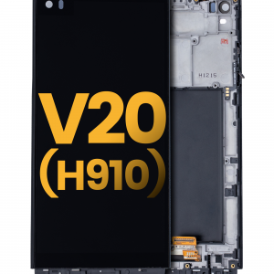LCD Assembly With Frame For LG V20 (H910) (Refurbished) (Black)
