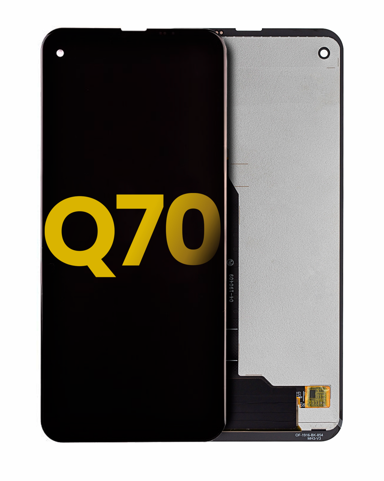 LCD Assembly Without Fame For LG Q70 (Refurbished) (All Colors)
