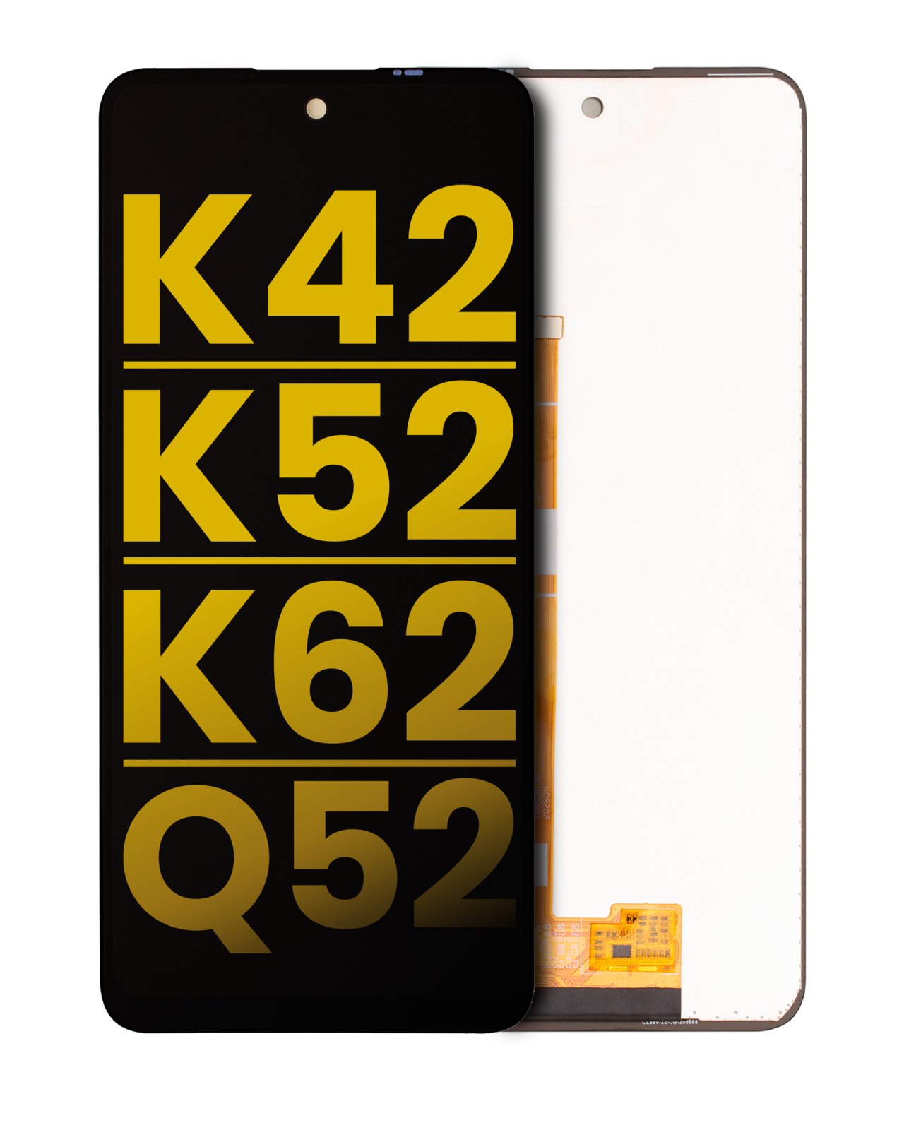 LCD Assembly Without Frame For LG K42 / K52 / K62 / Q52 (Refurbished) (Black)