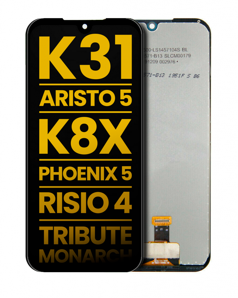 LCD Assembly Without Frame For LG K31 / Aristo 5 / LG K8X / Q31 / LG Phoenix 5 / LG Risio 4 / Tribute Monarch (Refurbished) (All Colors)