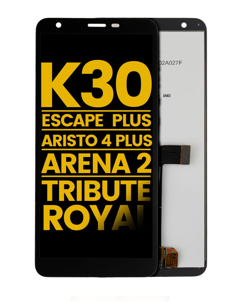 LCD Assembly Without Frame For LG K30 (2019) / Escape Plus / Aristo 4 Plus / Arena 2 / Tribute Royal (Refurbished) (All Colors)