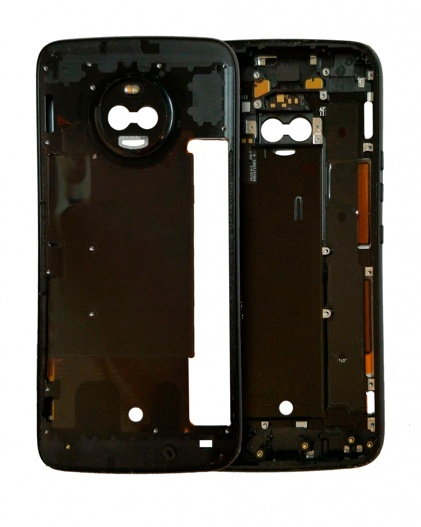 Mid-Frame Housing For Motorola Moto X4 (XT1900 / 2017) (Genuine OEM) (Black)