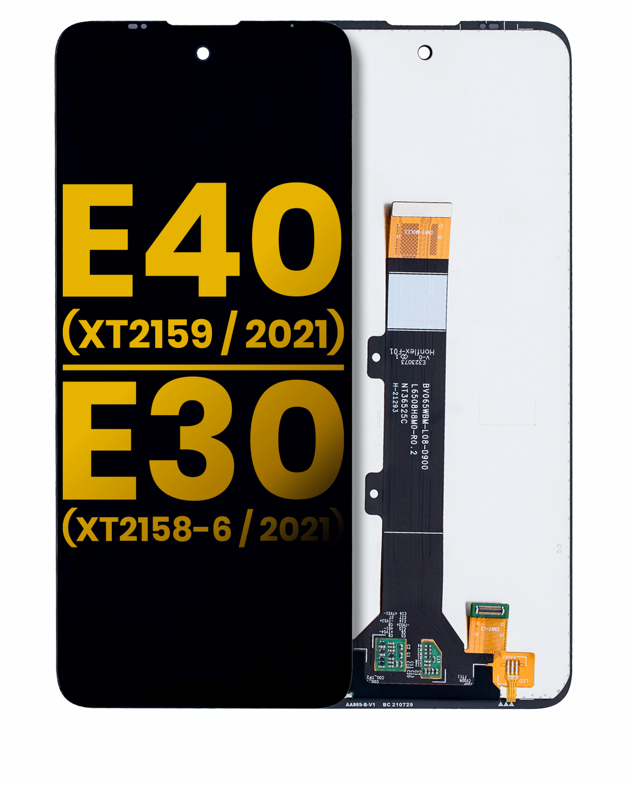 LCD Assembly Without Frame For Motorola Moto E40 (XT2159 / 2021) / E30 (XT2158-6 / 2021) (Refurbished) (All Colors)