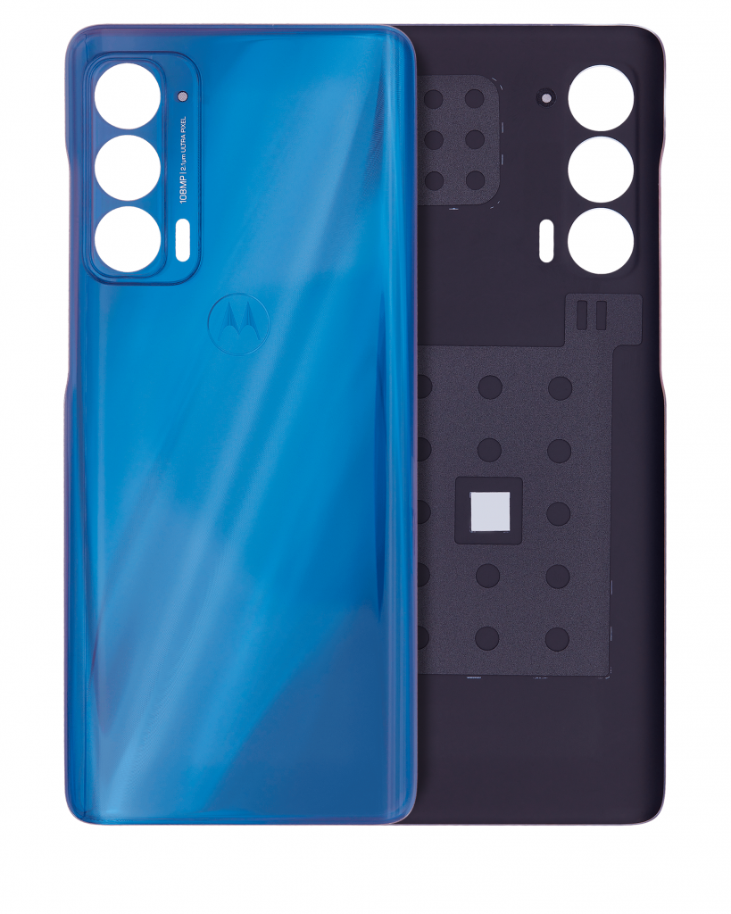 Back cover Glass For Motorola Edge 5G (XT2141 / 2021) (Genuine OEM) (Nebula Blue)
