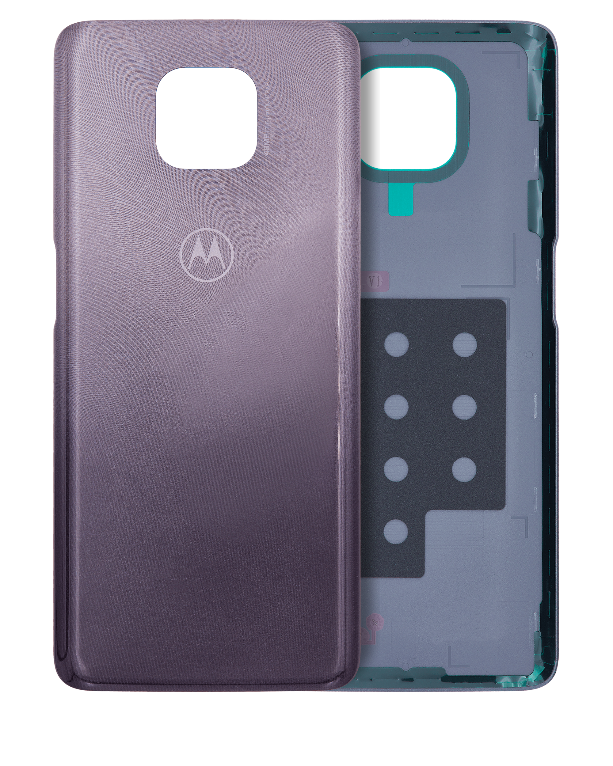 Back cover Glass For Motorola Moto G Power (XT2117-2 / XT2117-4 / 2021) (Genuine OEM) (Flash Gray)