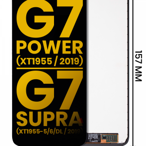 LCD Assembly Without Frame For Motorola Moto G7 Power (XT1955 / 2019) / G7 Supra (XT1955-5/6/DL / 2019) (US Version) (157MM) (Refurbished) (All Colors)