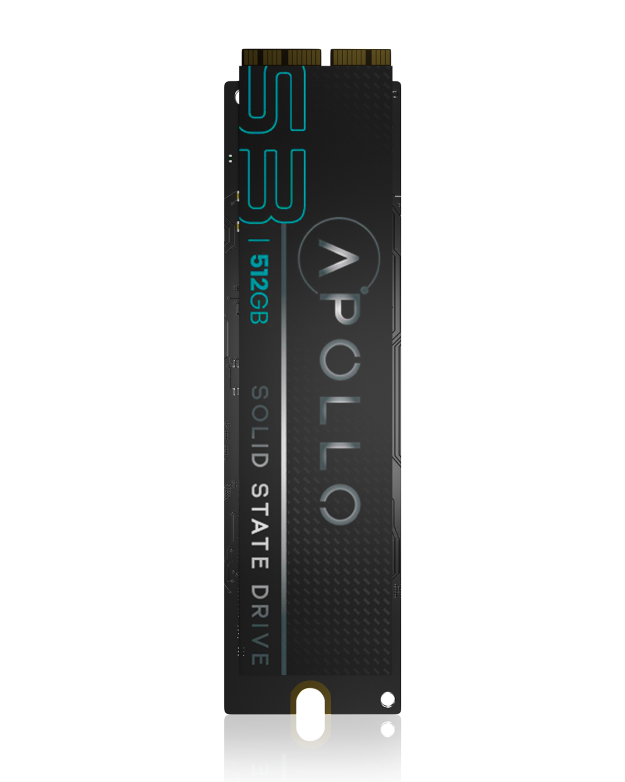 Apollo S3 512GB Mac SSD (NVMe PCIe Gen3x4) For MacBook Air 11 & 13" A1465 A1466 (Mid 2013-2017) / Pro Retina A1398 1502 (Late 2013-Mid 2015) / iMac A1418 A1419 (Late 2013-Mid 2017) / Mac Mini A1347 (2014) / Mac Pro A1481 (2013)