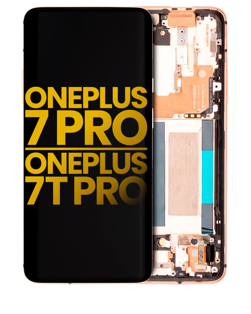 OLED Assembly With Frame For OnePlus 7 Pro / 7T Pro (Refurbished) (Almond)