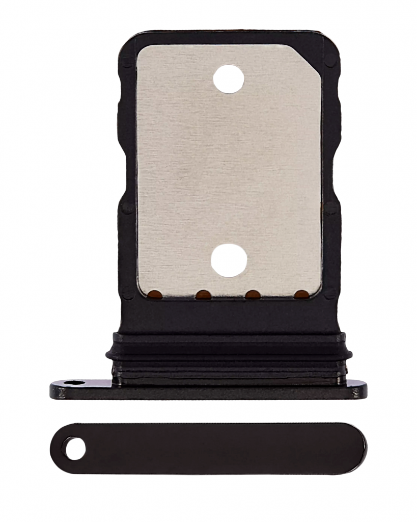 Single Sim Card Tray For Google Pixel 6A (Charcoal)