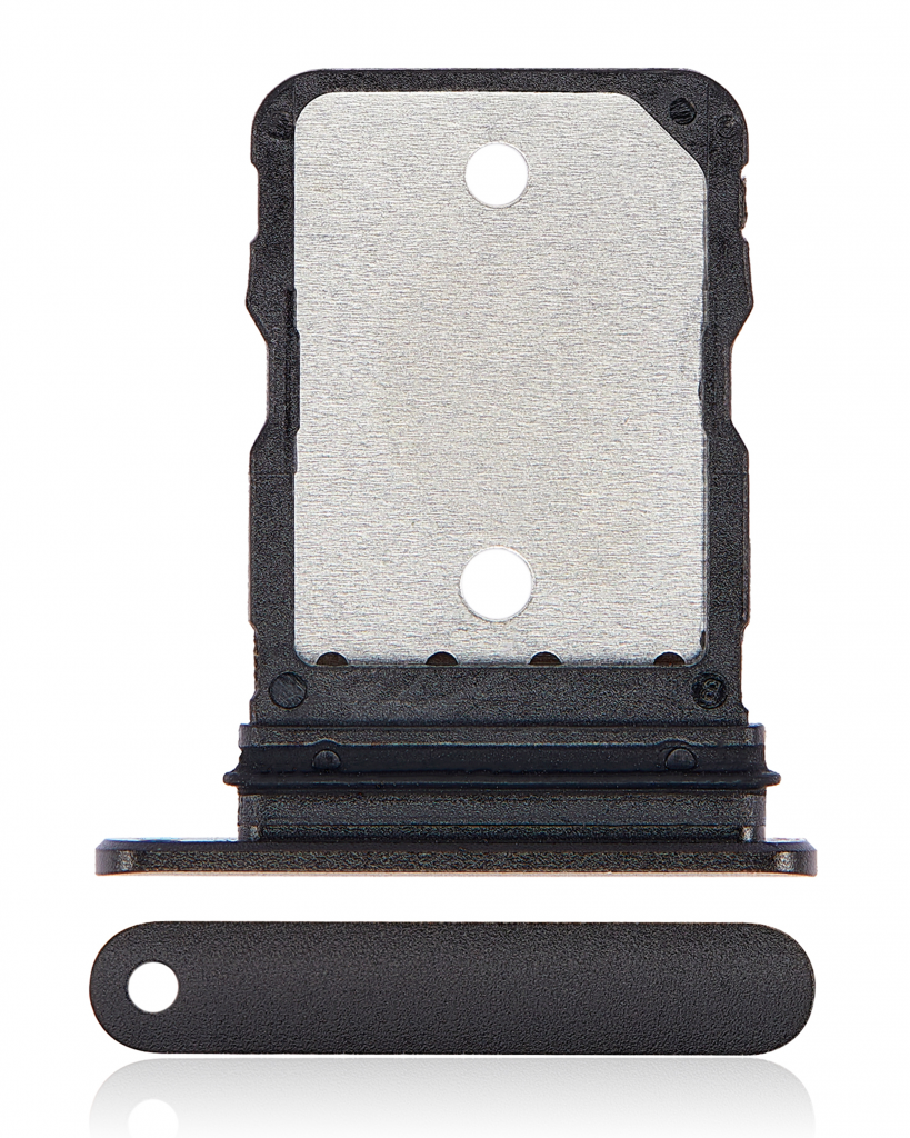 Single Sim Card Tray For Google Pixel 6 (Genuine OEM) (Stormy Black)