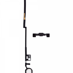 Home Button Flex Cable For iPad 7 (2019) / iPad 8 (2020) / iPad 9 (2021) (Aftermarket Plus) (Silver)