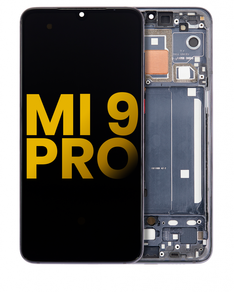 OLED Assembly With Frame For Xiaomi Mi 9 Pro (Refurbished) (Titanium Black)