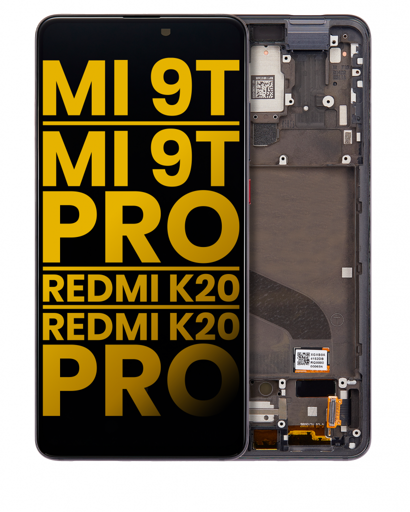 OLED Assembly With Frame For Xiaomi Mi 9T / 9T Pro / K20 / K20 Pro (Refurbished) (Carbon Black)