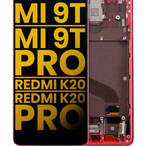 OLED Assembly With Frame For Xiaomi Mi 9T / 9T Pro / K20 / K20 Pro (Refurbished) (Flame Red)
