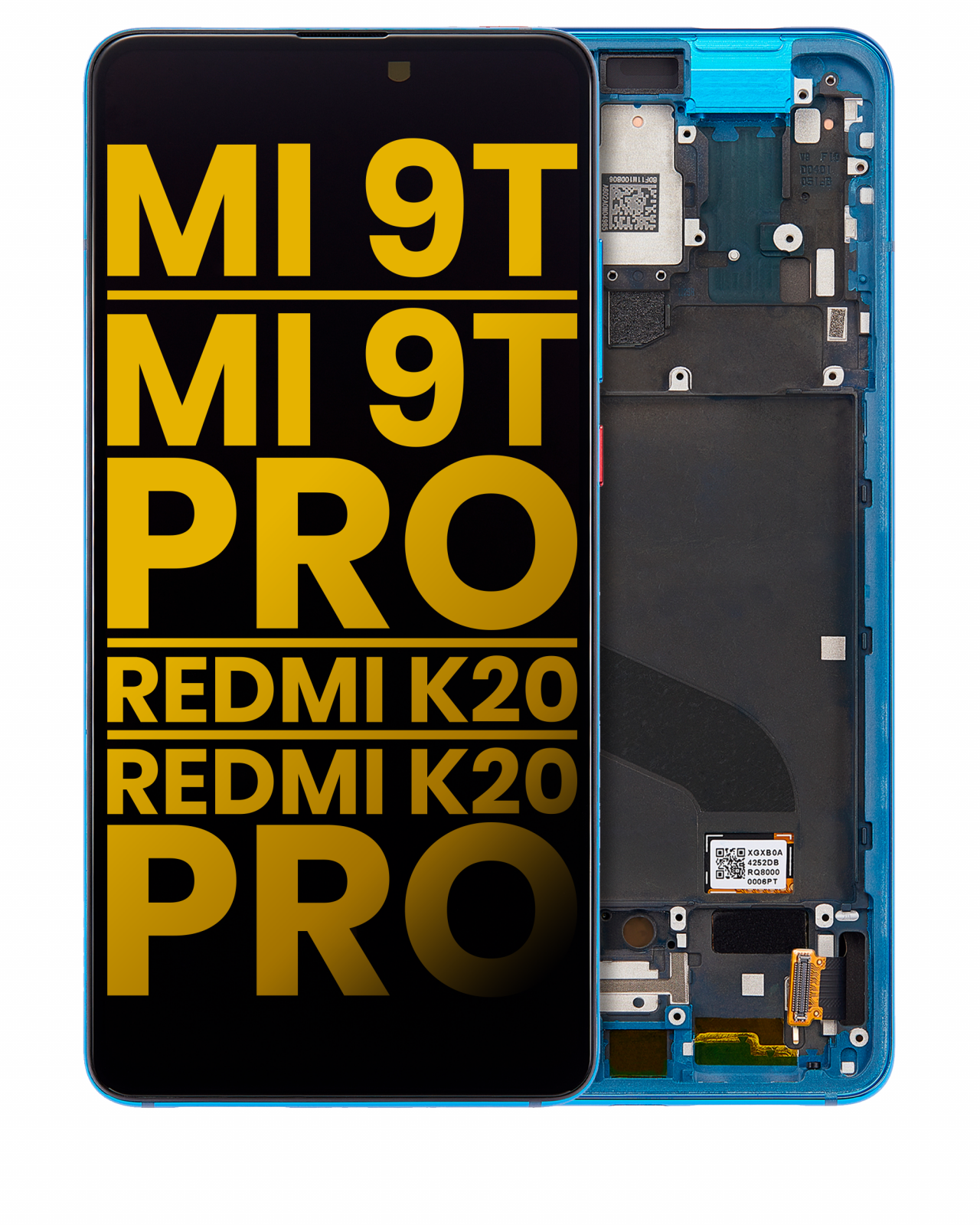 OLED Assembly With Frame For Xiaomi Mi 9T / 9T Pro / K20 / K20 Pro (Refurbished) (Glacier Blue)