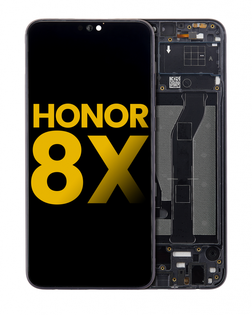LCD Assembly With Frame For Huawei Honor 8X (Refurbished) (Black)