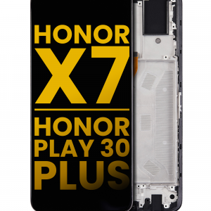 LCD Assembly With Frame For Honor X7 / Honor Play 30 Plus (Refurbished) (All Colors)