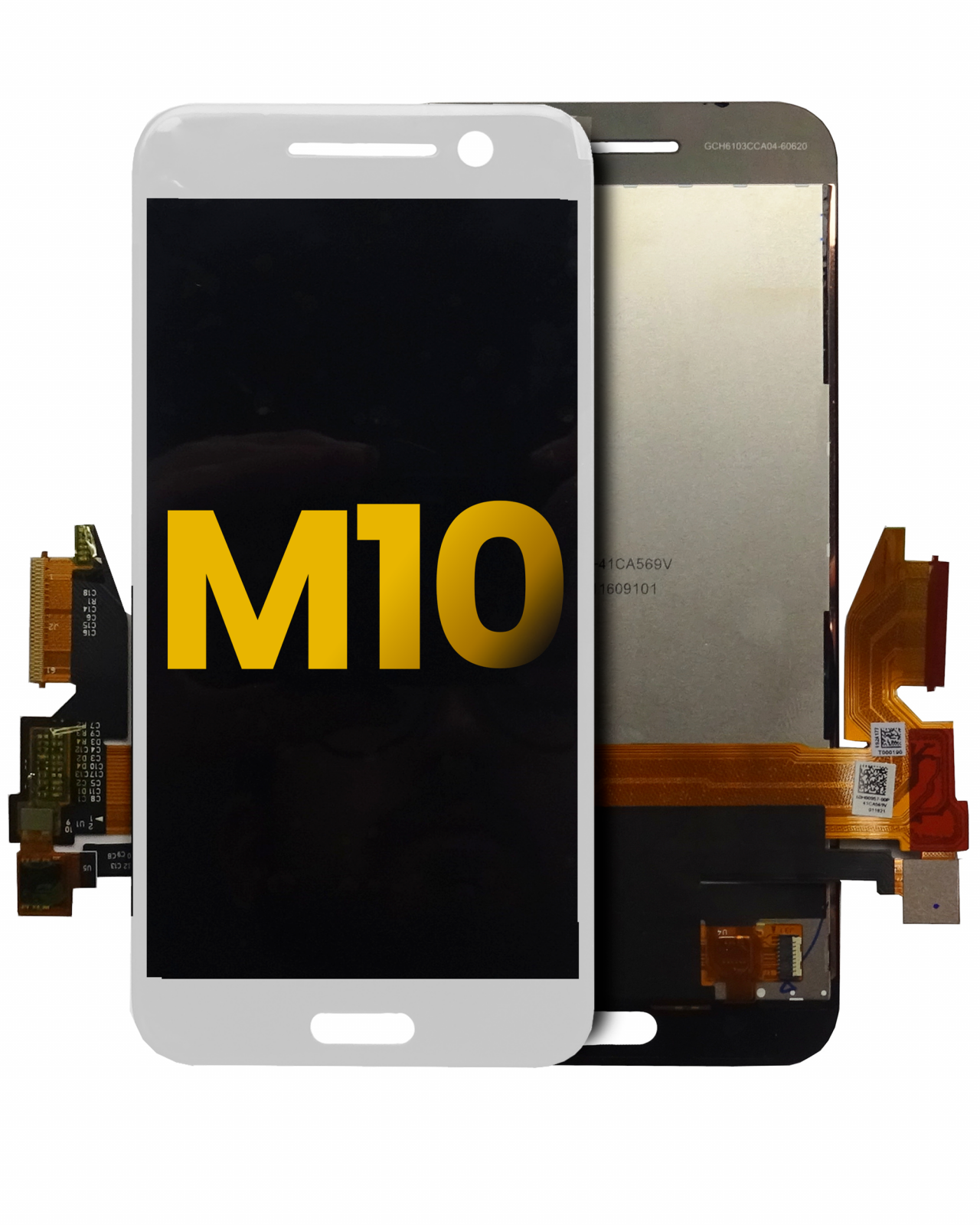 LCD Assembly Without Frame For HTC M10 (Refurbished) (White)