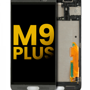 LCD Assembly With Frame For HTC One M9 Plus (Refurbished) (Black)
