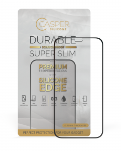 Casper Silicone Tempered Glass For iPhone 12 Mini (Retail Pack) (Clear)