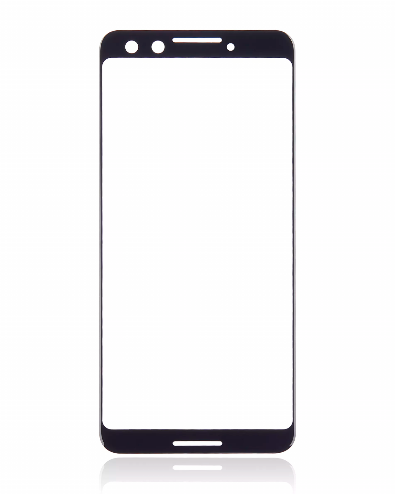Front Cover Glass For Google Pixel 3 (Just Black)