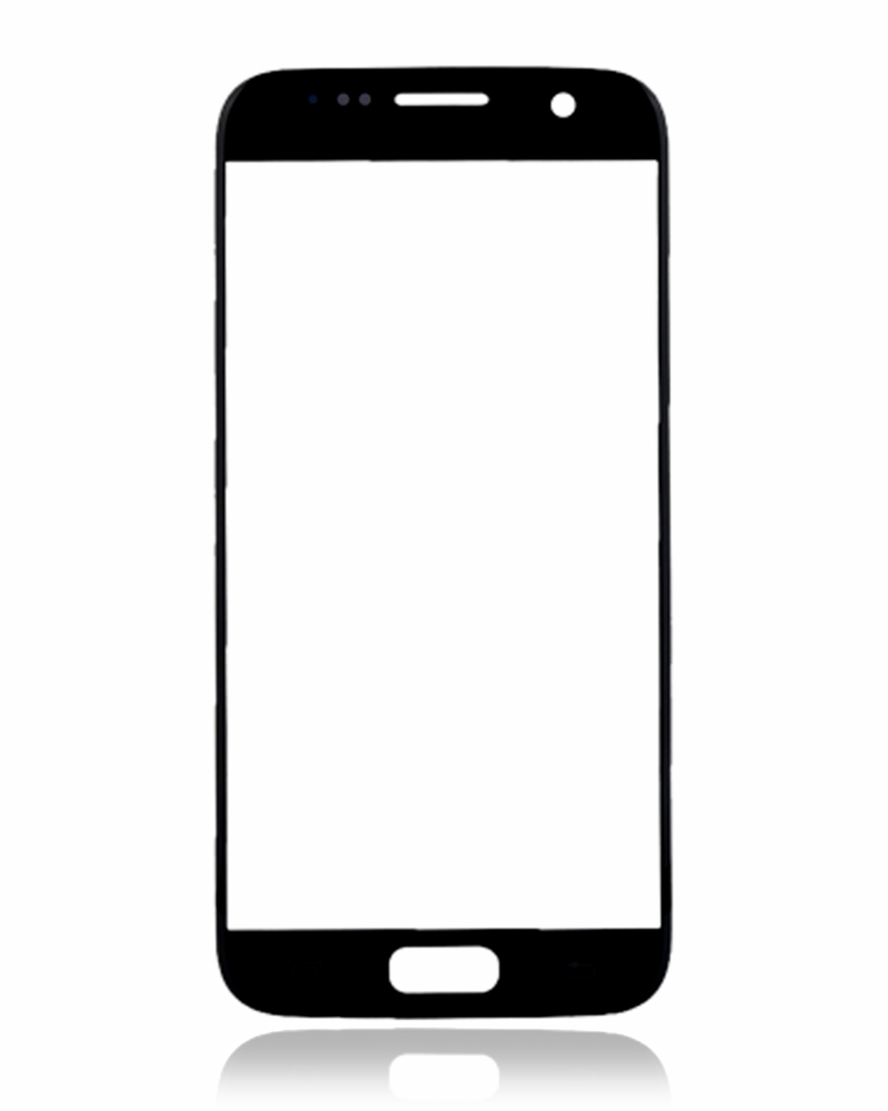 Front Glass Only For Samsung Galaxy S7 (Black Onyx)