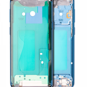 Mid-Frame Housing For Samsung Galaxy S9 (With SmallParts) (Coral Blue Frame)