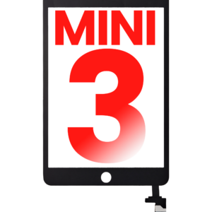 Digitizer With IC Chip For iPad Mini 3 (No Home Button Installed) (Aftermarket Plus) (Black)