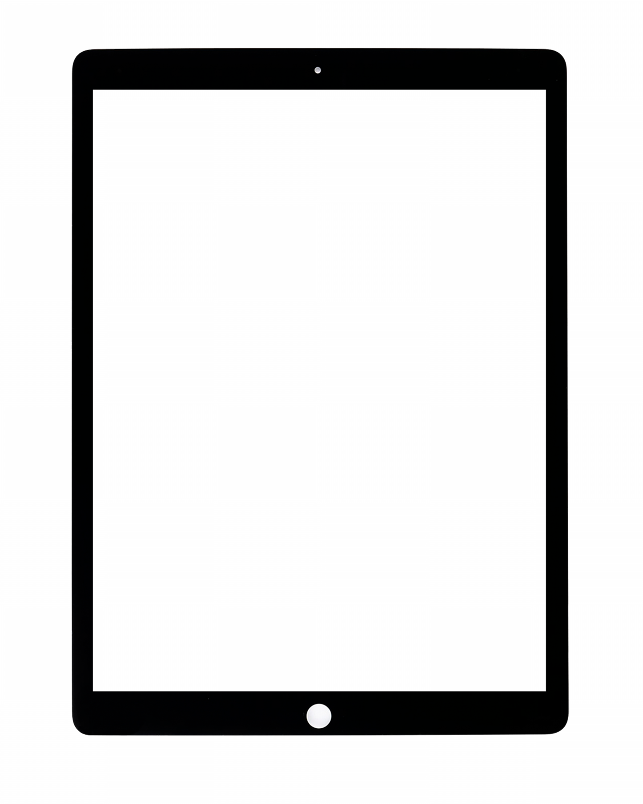 Front Glass Only For iPad Pro 12.9" 2nd Gen (2017) (Black) (Glass Separation Required)