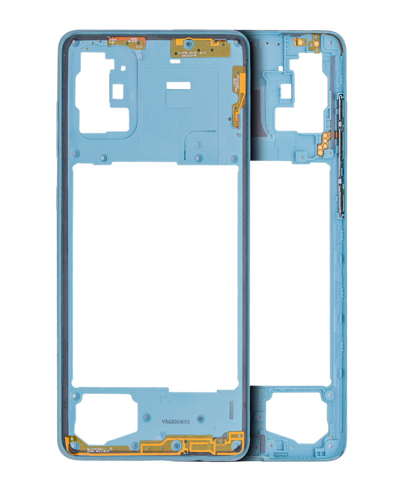 Mid-Frame Housing For Samsung Galaxy A71 (A715 / 2020) (Aftermarket Plus) (Prism Crush Blue)